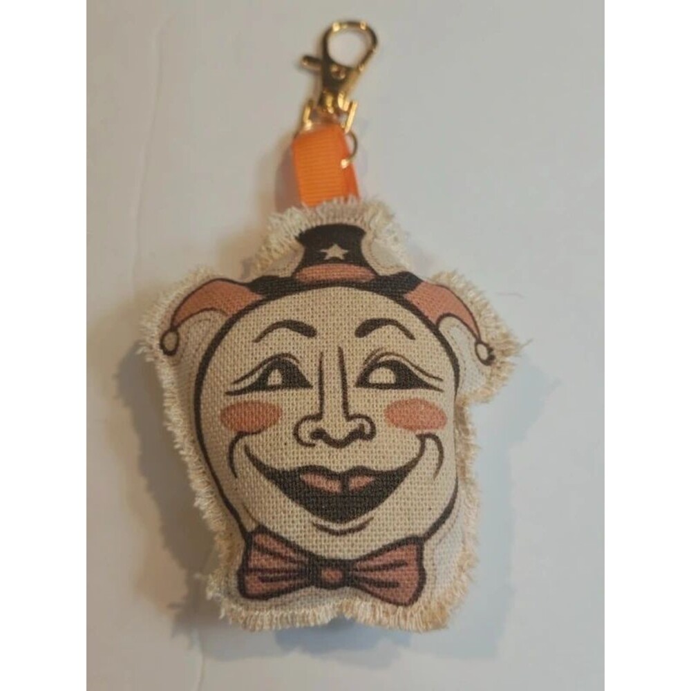 Vintage Halloween Jester Bag Charm / Keyring